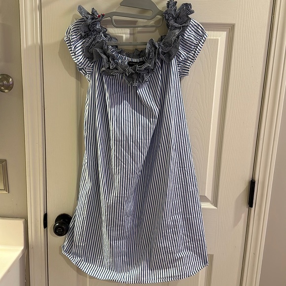 Pietro Brunelli Striped Maternity Dress, A Pea in a Pod - Picture 1 of 3